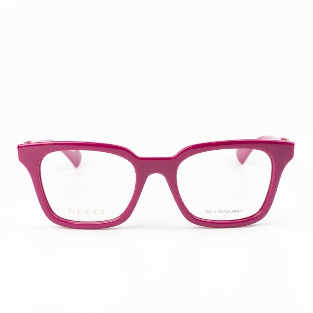 NEW Gucci GG1728O 004 Red Pink Square Women Eyeglasses - Picture 3 of 10